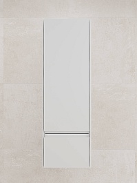 Style Line Шкаф пенал Лима 36 Plus подвесной эмаль белая матовая – фотография-2